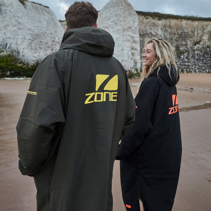 2024 Zone3 Recycled Heat-Tech Polar Fleece Parka Change Robe CW23UHTCR123 - Khaki